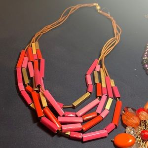 8 costume necklace 1 bangle